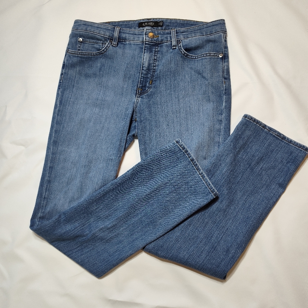 VTG Lauren  Ralph Lauren, Women's, 5 Pocket, Mid Rise, Jeans Size 12